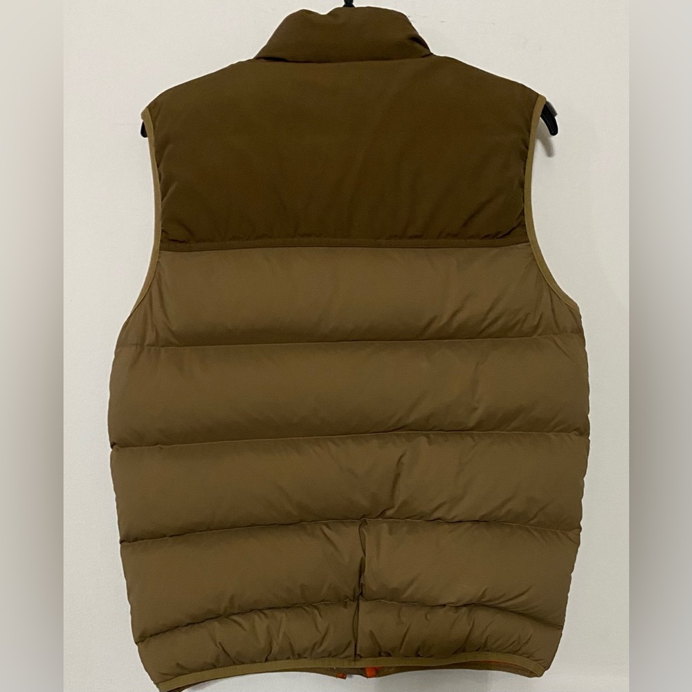 C. C. Filson Men's Goose Down Brown Vest - Picture 5 of 9